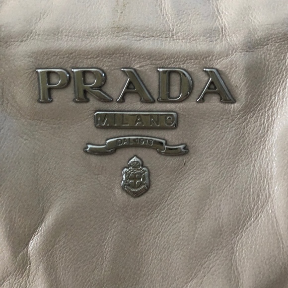 PRADA Nappa Antique Leather Double Zip Convertible Tote Bag - Picture 3 of 17
